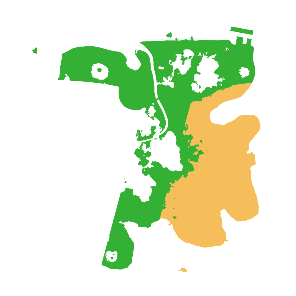 Biome Rust Map: Procedural Map, Size: 2650, Seed: 6874523