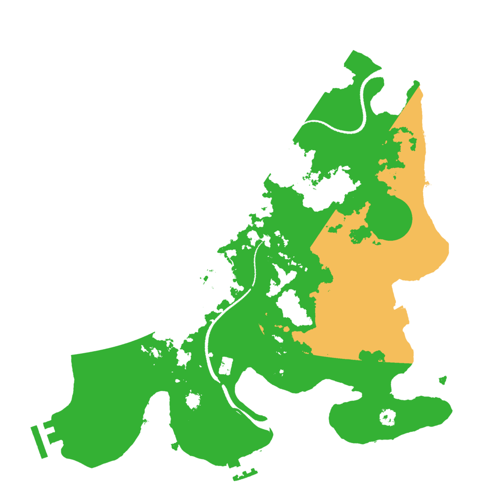 Biome Rust Map: Procedural Map, Size: 3000, Seed: 382764