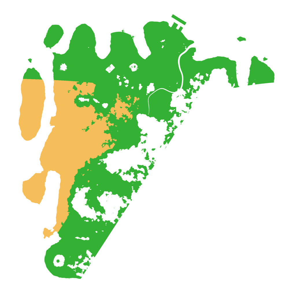 Biome Rust Map: Procedural Map, Size: 3750, Seed: 1283505503