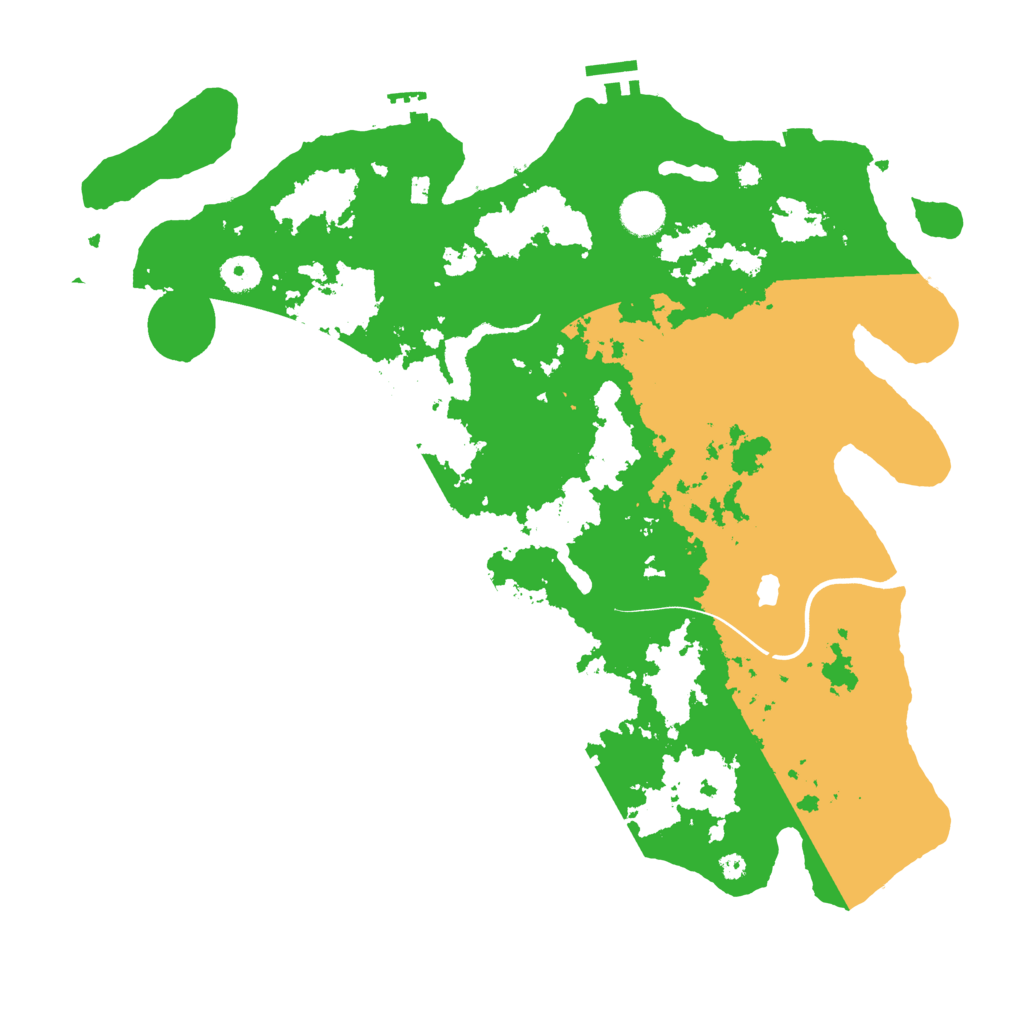 Biome Rust Map: Procedural Map, Size: 4000, Seed: 10749