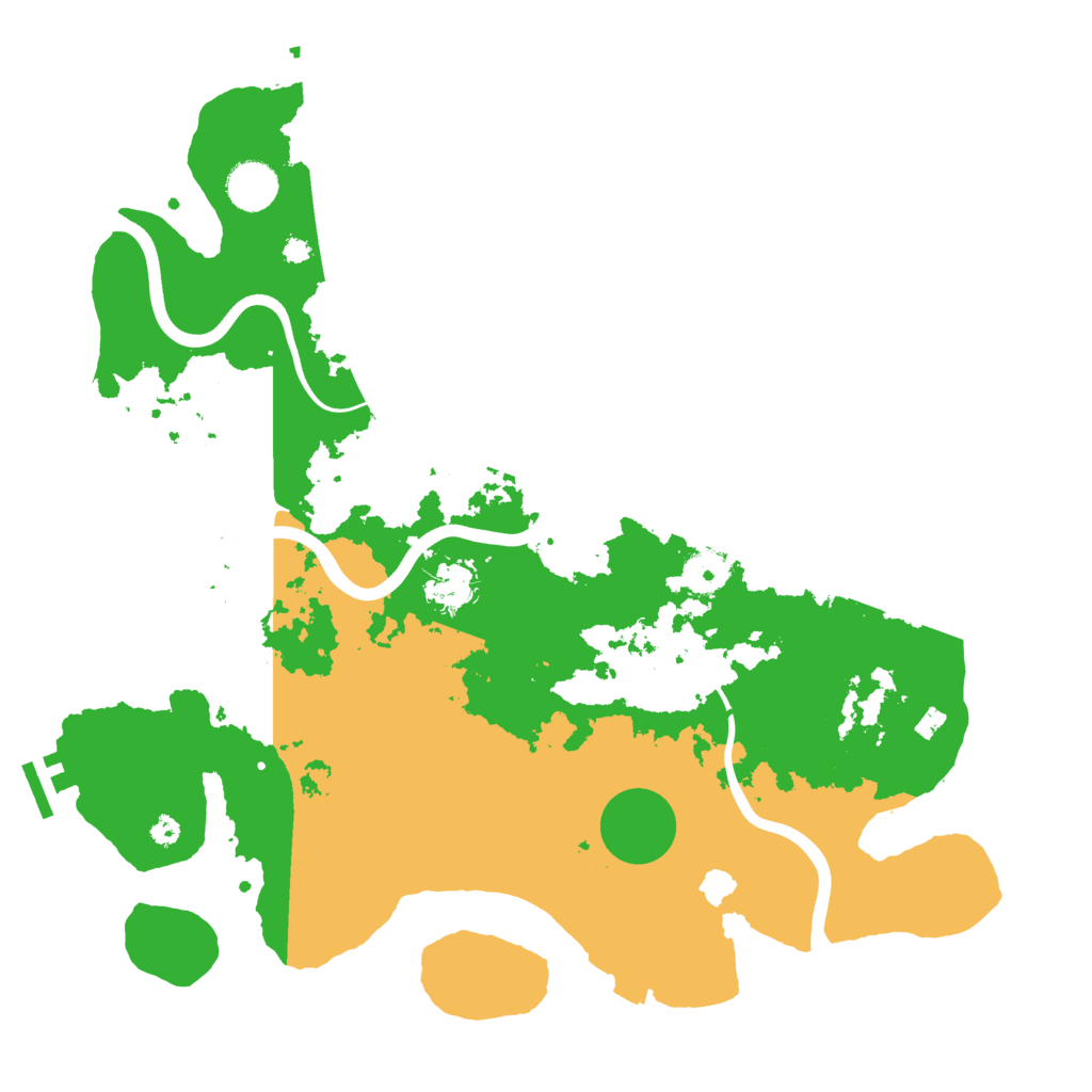 Biome Rust Map: Procedural Map, Size: 3800, Seed: 9431259
