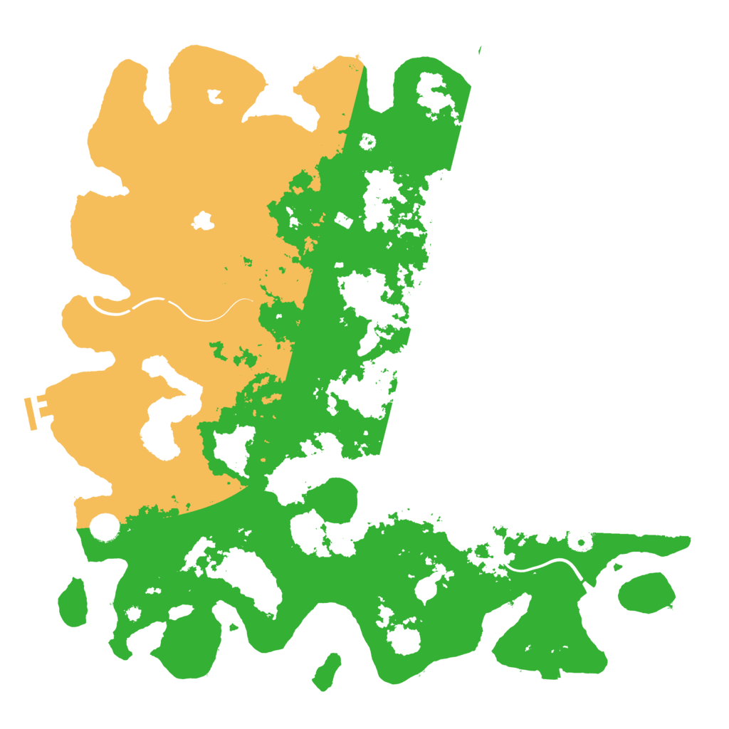 Biome Rust Map: Procedural Map, Size: 4500, Seed: 6022025