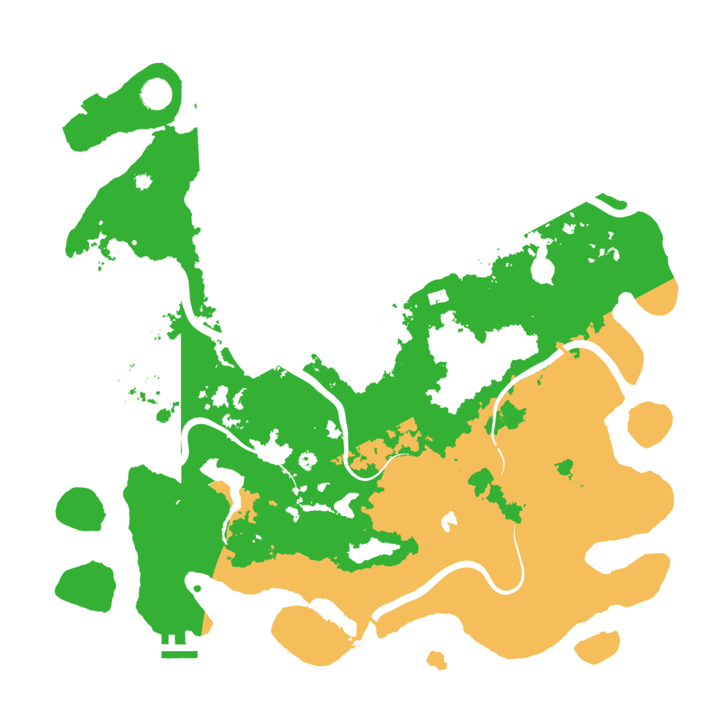 Biome Rust Map: Procedural Map, Size: 4050, Seed: 499460099