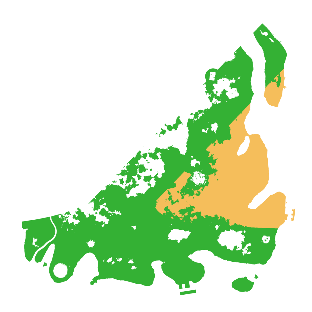 Biome Rust Map: Procedural Map, Size: 3900, Seed: 324234324