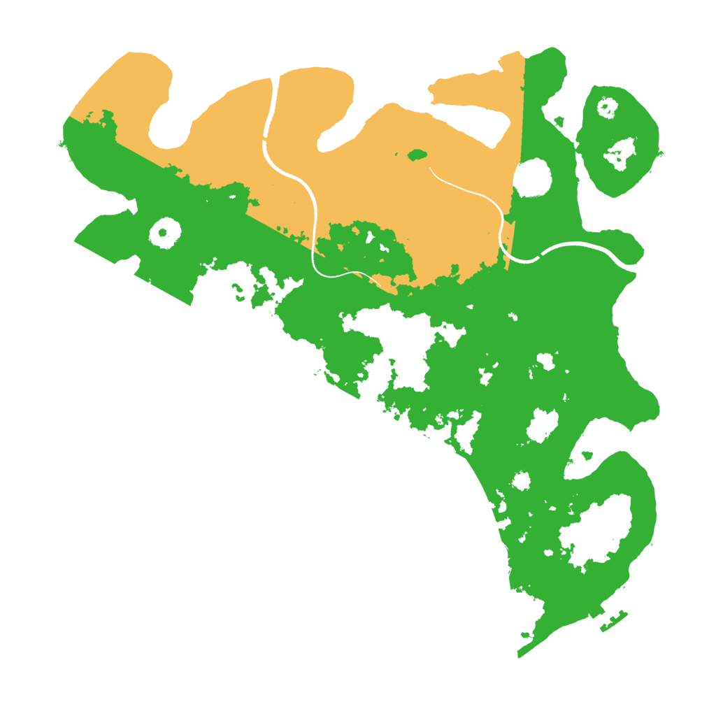Biome Rust Map: Procedural Map, Size: 3500, Seed: 1455766164