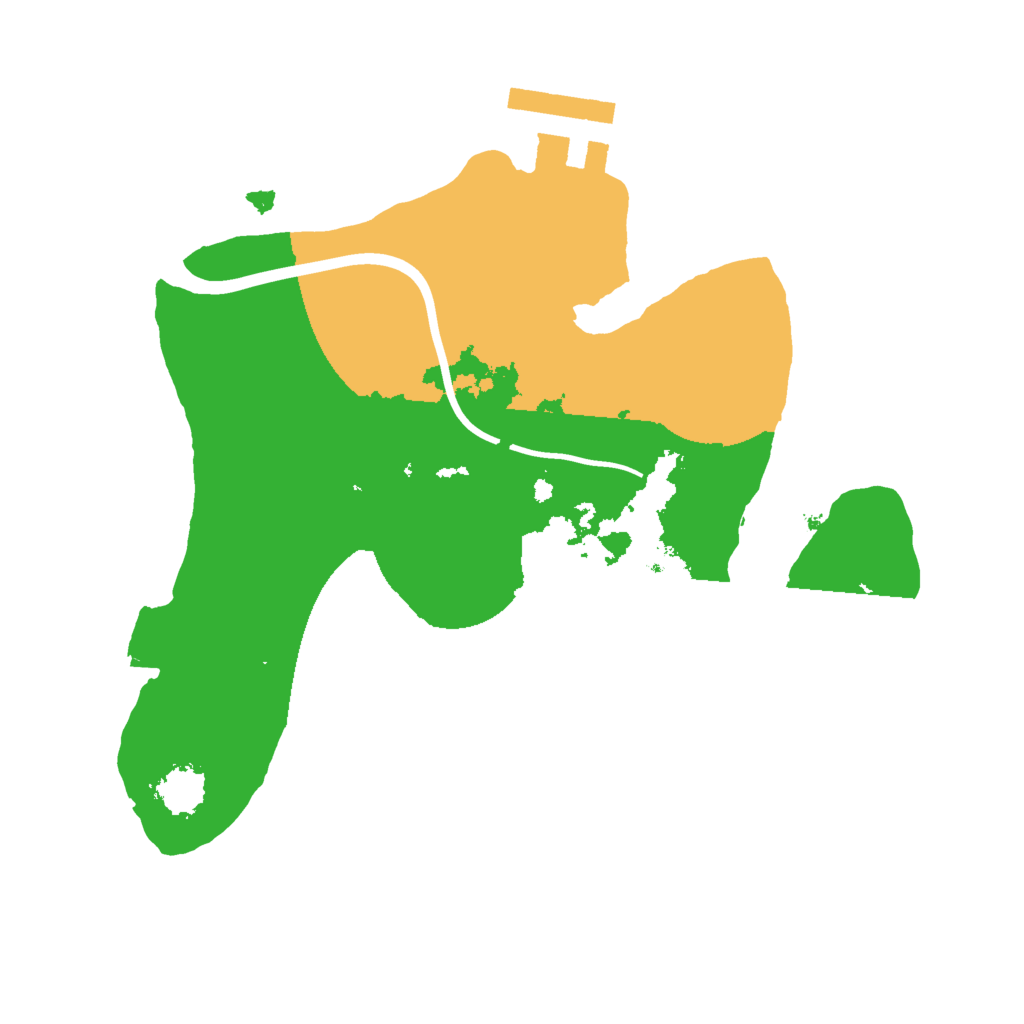 Biome Rust Map: Procedural Map, Size: 1945, Seed: 540578836