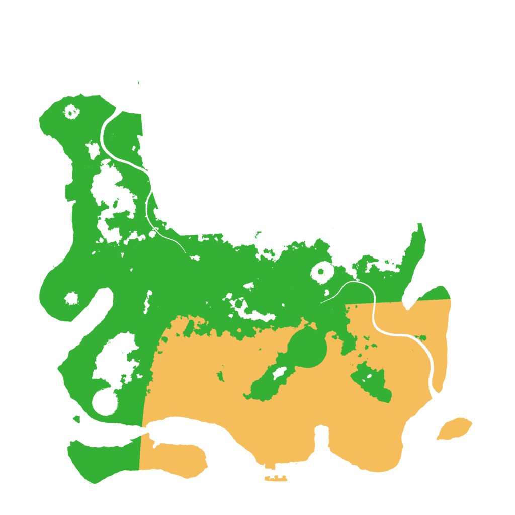 Biome Rust Map: Procedural Map, Size: 3500, Seed: 1009179488