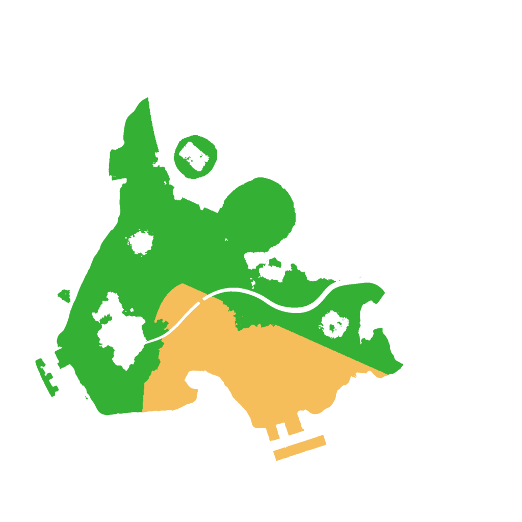 Biome Rust Map: Procedural Map, Size: 2000, Seed: 393683778