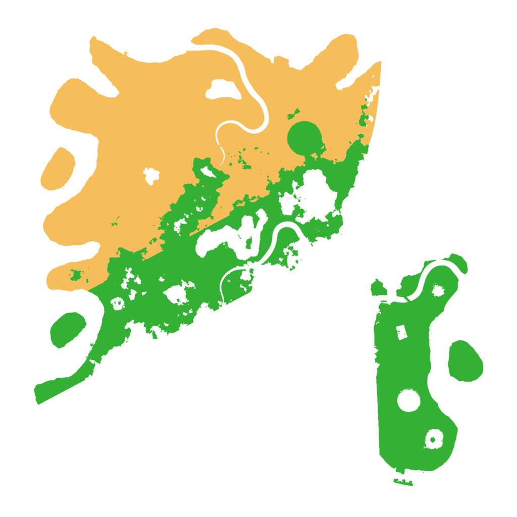 Biome Rust Map: Procedural Map, Size: 4000, Seed: 1799530843