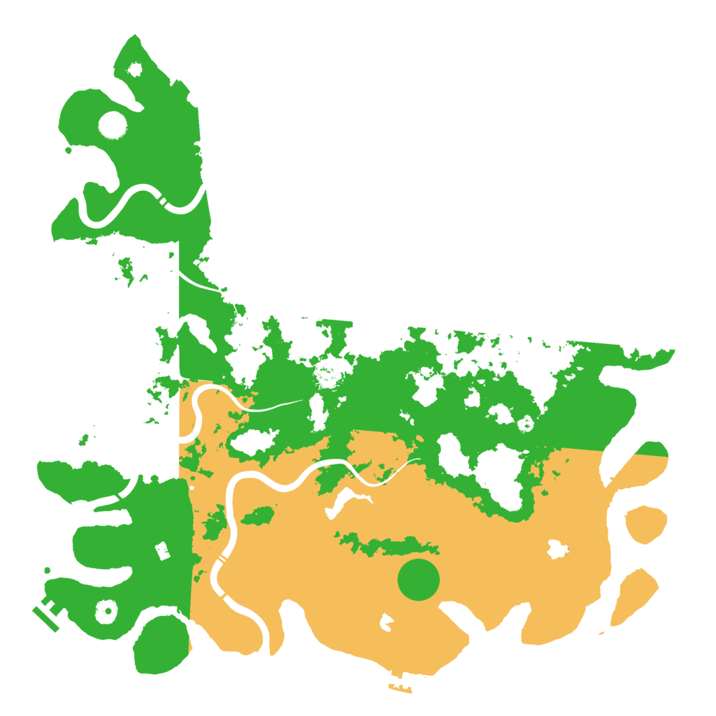 Biome Rust Map: Procedural Map, Size: 4500, Seed: 469701655