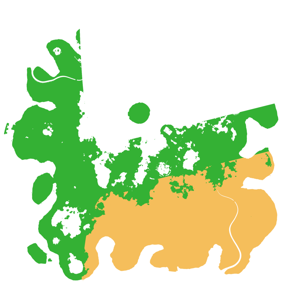 Biome Rust Map: Procedural Map, Size: 3945, Seed: 1