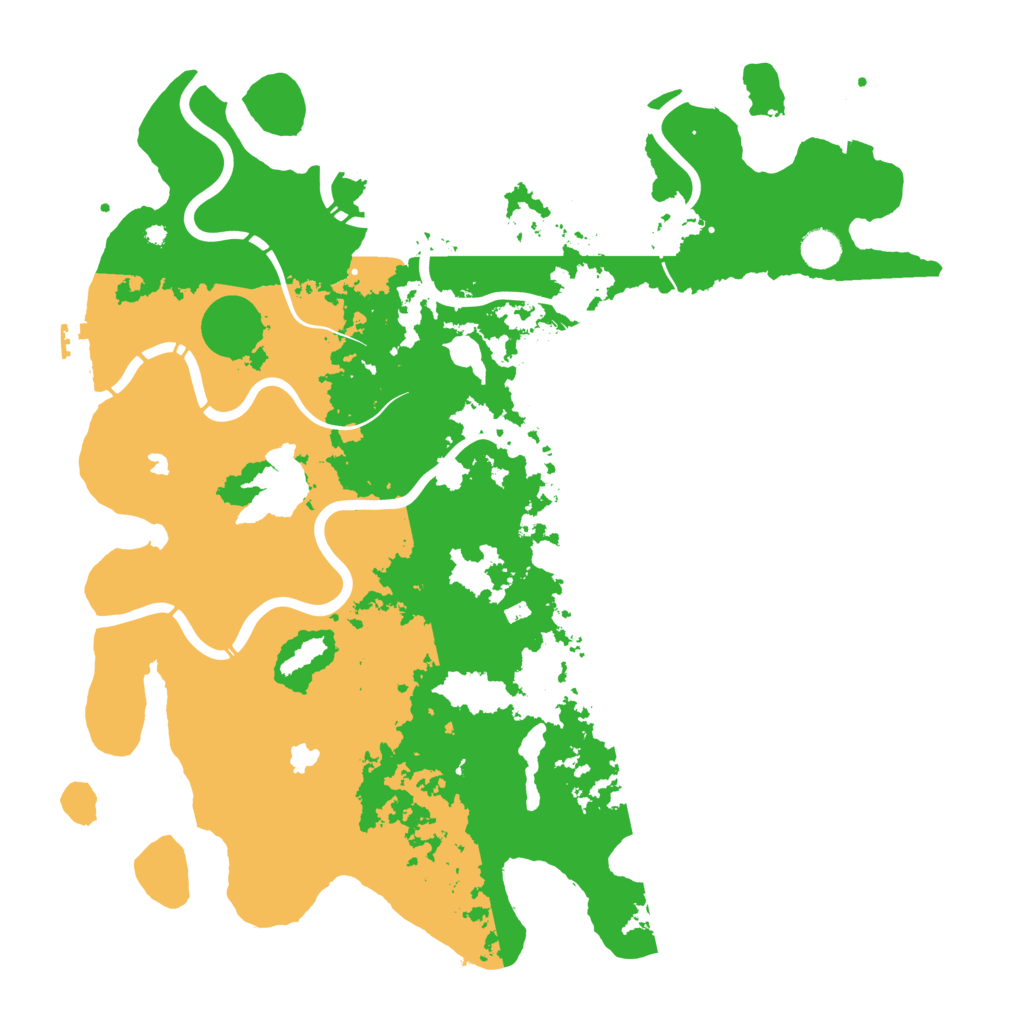 Biome Rust Map: Procedural Map, Size: 4500, Seed: 62497546
