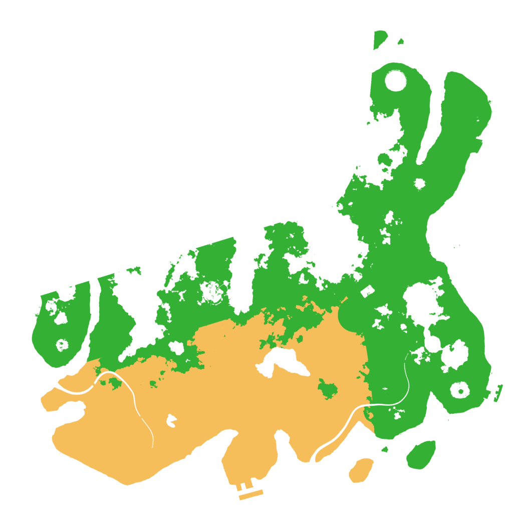 Biome Rust Map: Procedural Map, Size: 4250, Seed: 686208819