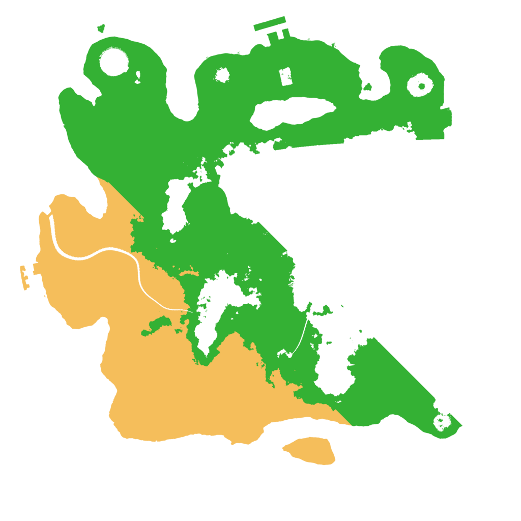 Biome Rust Map: Procedural Map, Size: 3250, Seed: 1691644134