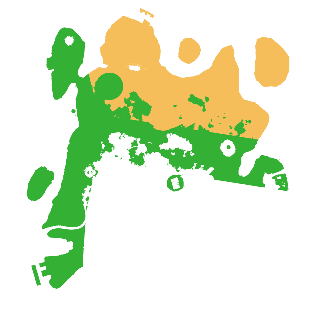 Biome Rust Map: Procedural Map, Size: 3000, Seed: 30002023