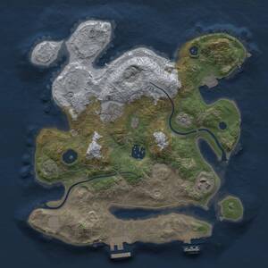 Thumbnail Rust Map: Procedural Map, Size: 2800, Seed: 559164707, 10 Monuments