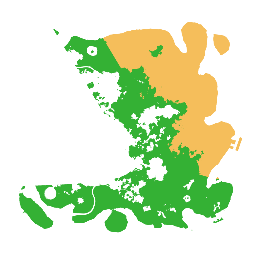 Biome Rust Map: Procedural Map, Size: 3700, Seed: 1327847413
