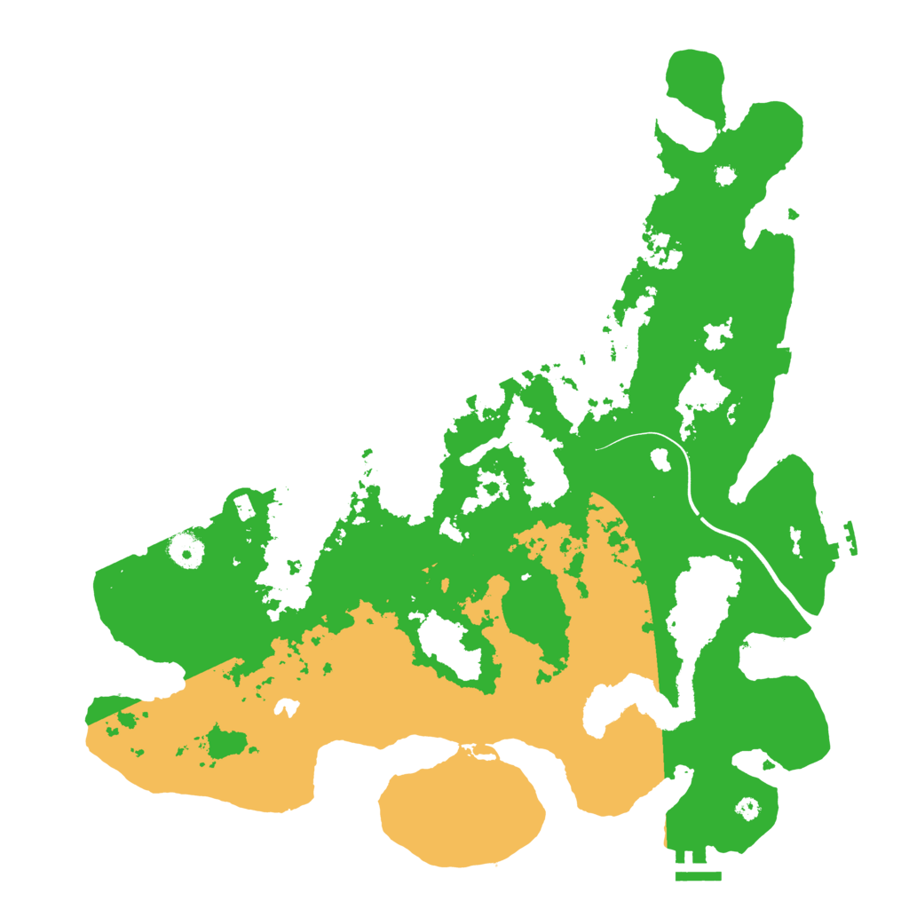 Biome Rust Map: Procedural Map, Size: 4000, Seed: 695767277