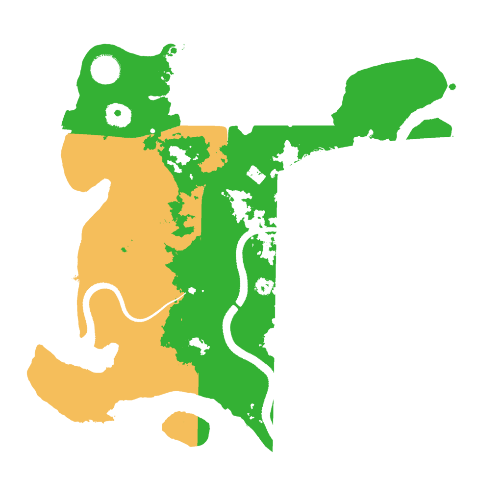 Biome Rust Map: Procedural Map, Size: 3000, Seed: 12533