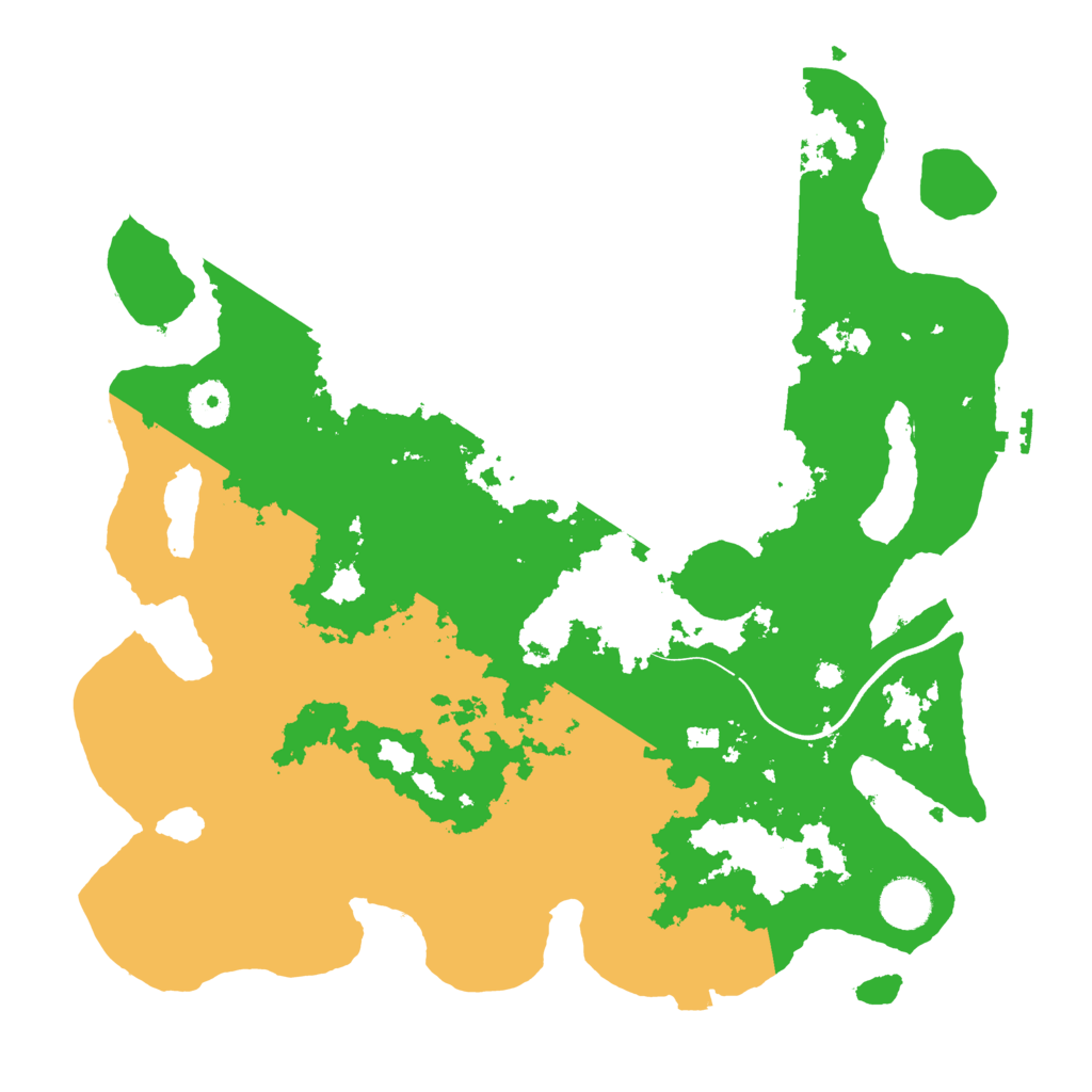 Biome Rust Map: Procedural Map, Size: 3700, Seed: 1849671837