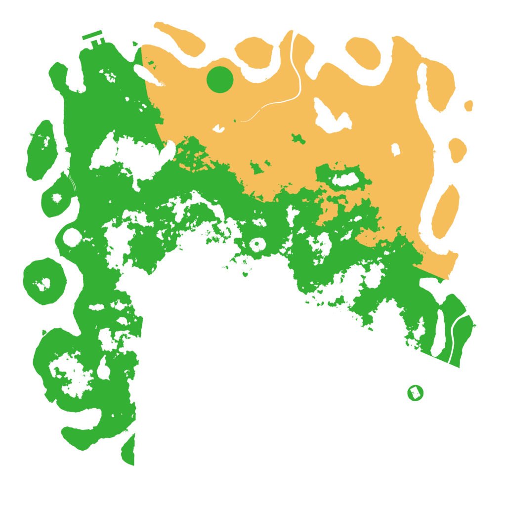 Biome Rust Map: Procedural Map, Size: 5000, Seed: 1163939521