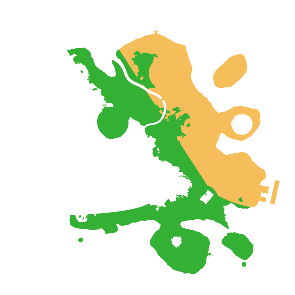 Biome Rust Map: Procedural Map, Size: 2500, Seed: 420691337