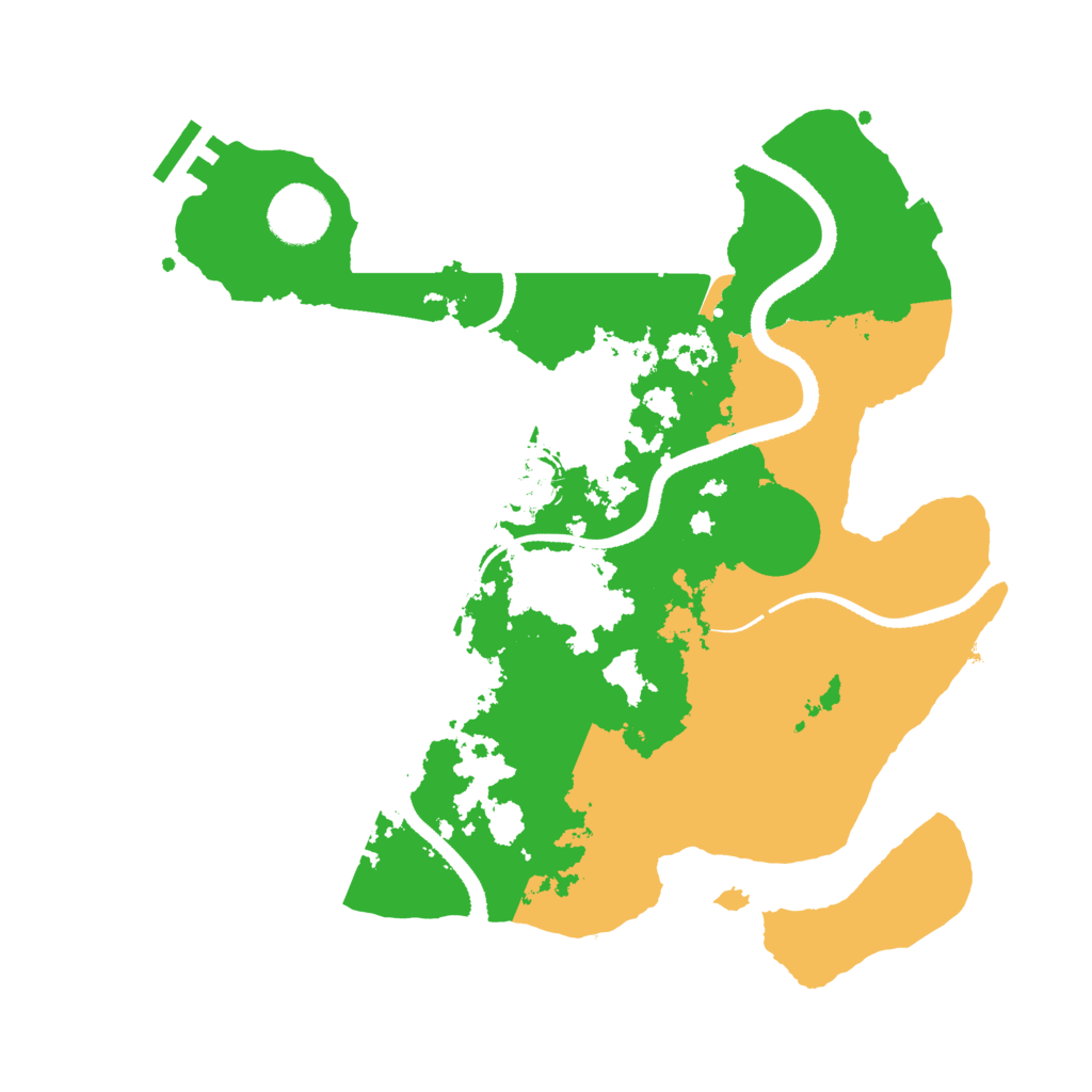 Biome Rust Map: Procedural Map, Size: 3250, Seed: 1547255042