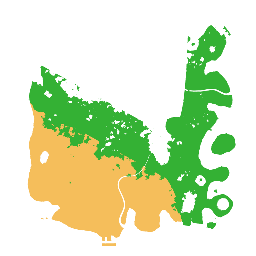 Biome Rust Map: Procedural Map, Size: 3750, Seed: 380116705