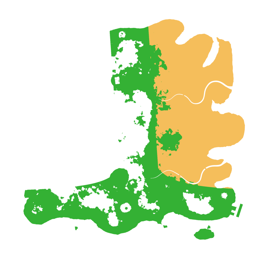 Biome Rust Map: Procedural Map, Size: 3850, Seed: 106