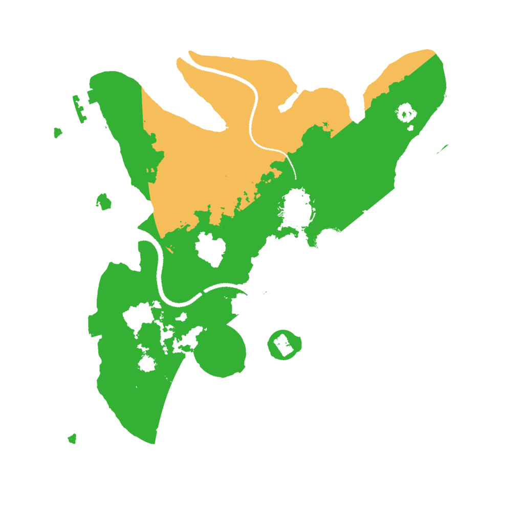 Biome Rust Map: Procedural Map, Size: 2800, Seed: 2068129765