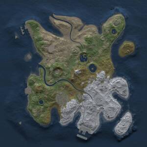 Thumbnail Rust Map: Procedural Map, Size: 2800, Seed: 2068129765, 8 Monuments