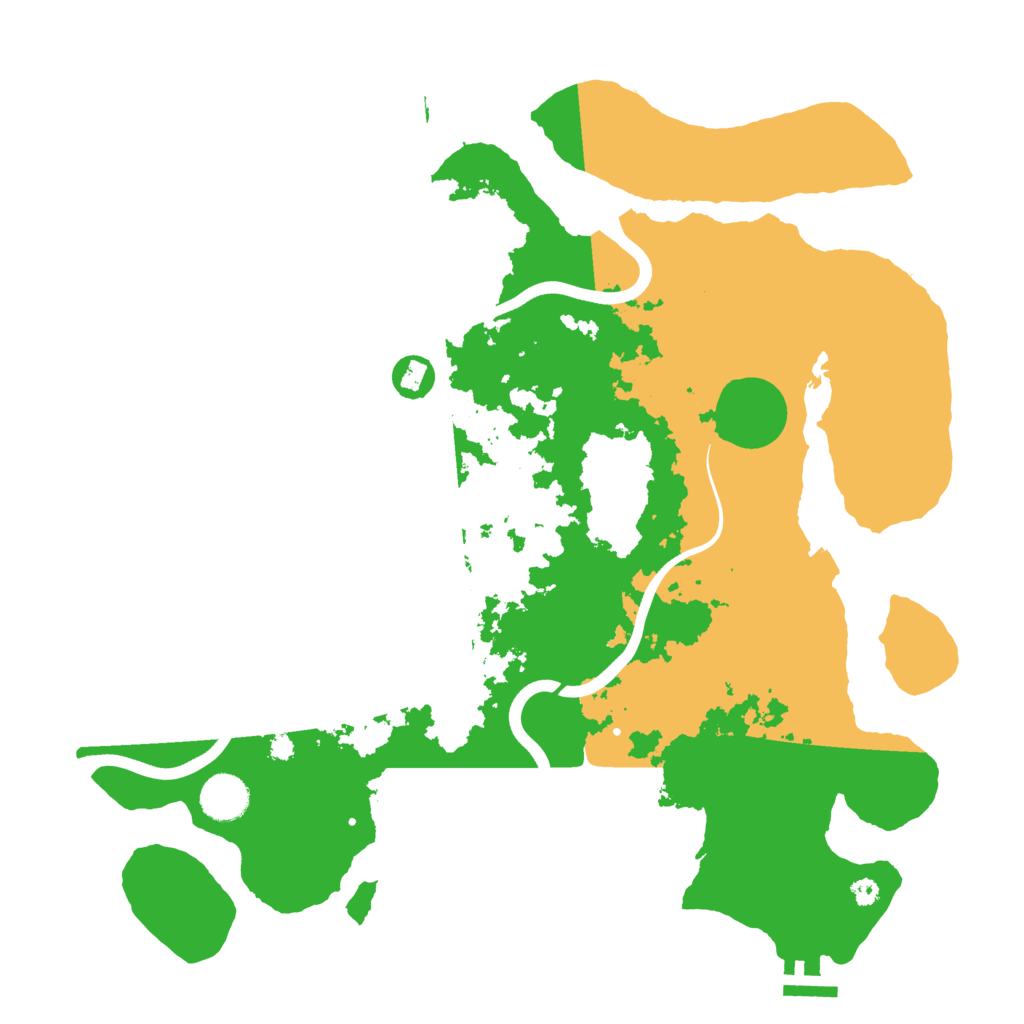Biome Rust Map: Procedural Map, Size: 3800, Seed: 181608431