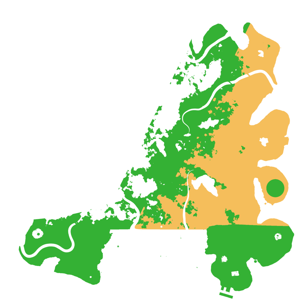 Biome Rust Map: Procedural Map, Size: 4500, Seed: 327963