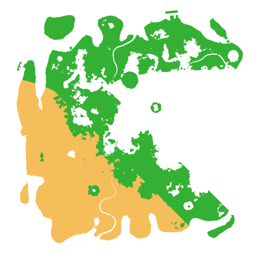 Biome Rust Map: Procedural Map, Size: 4250, Seed: 1022198826