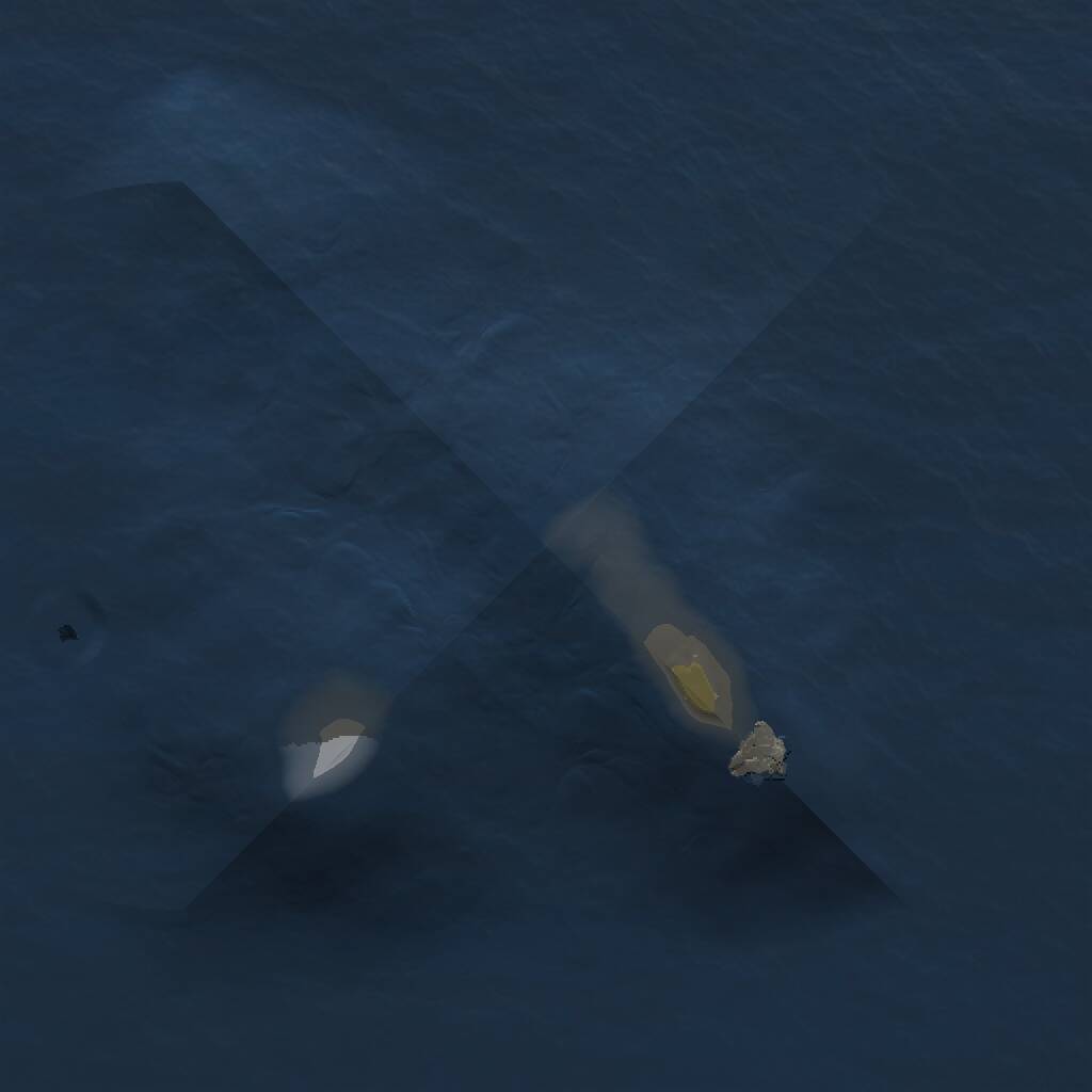 Rust Map: Procedural Map, Size: 1000, Seed: 2070, 1 Monuments