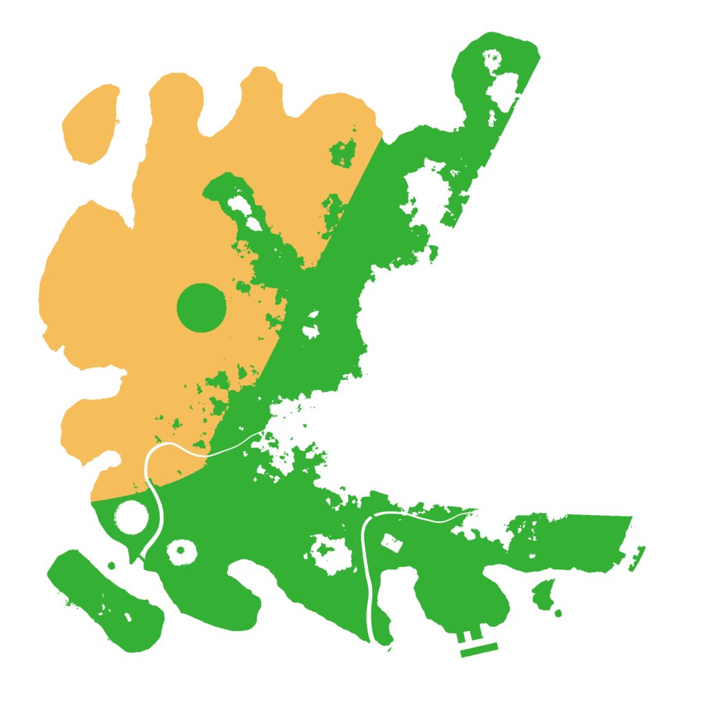Biome Rust Map: Procedural Map, Size: 3750, Seed: 1880485378