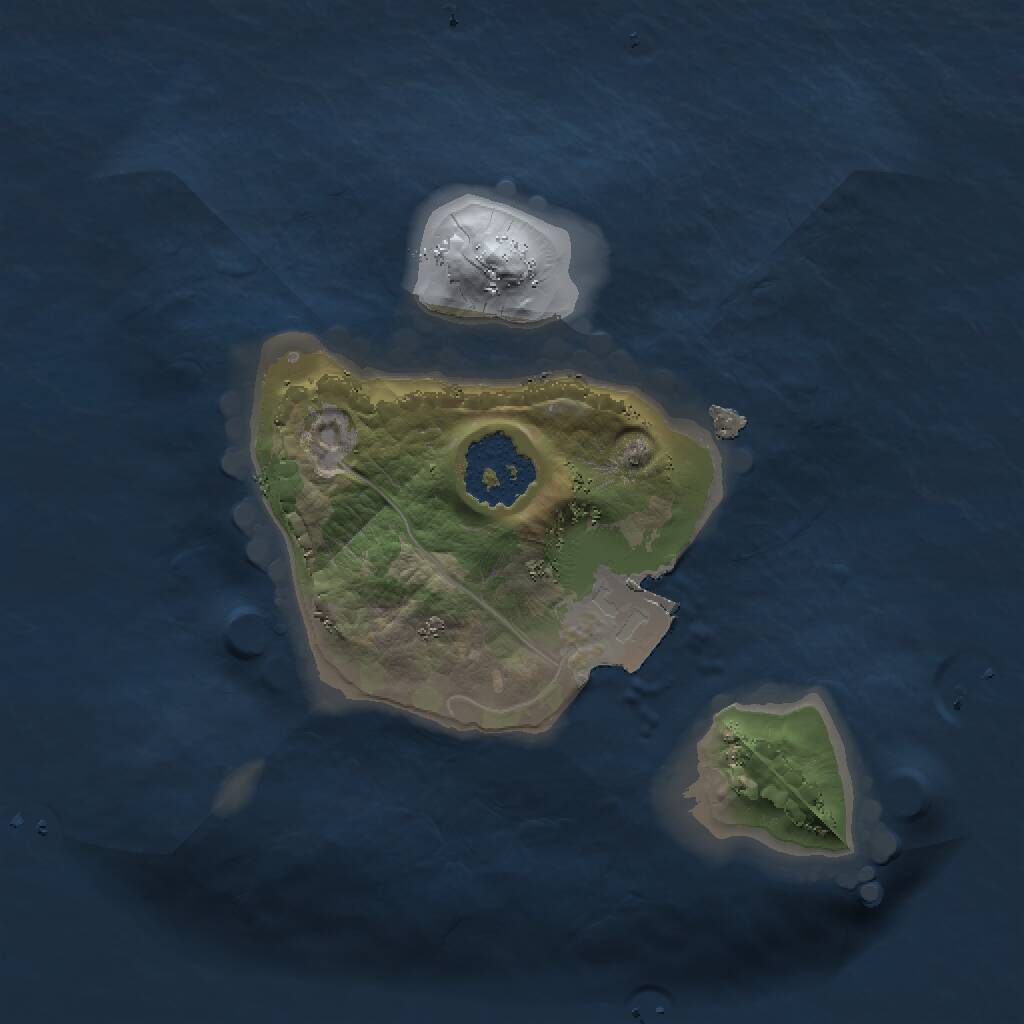 Rust Map: Procedural Map, Size: 1450, Seed: 112, 1 Monuments