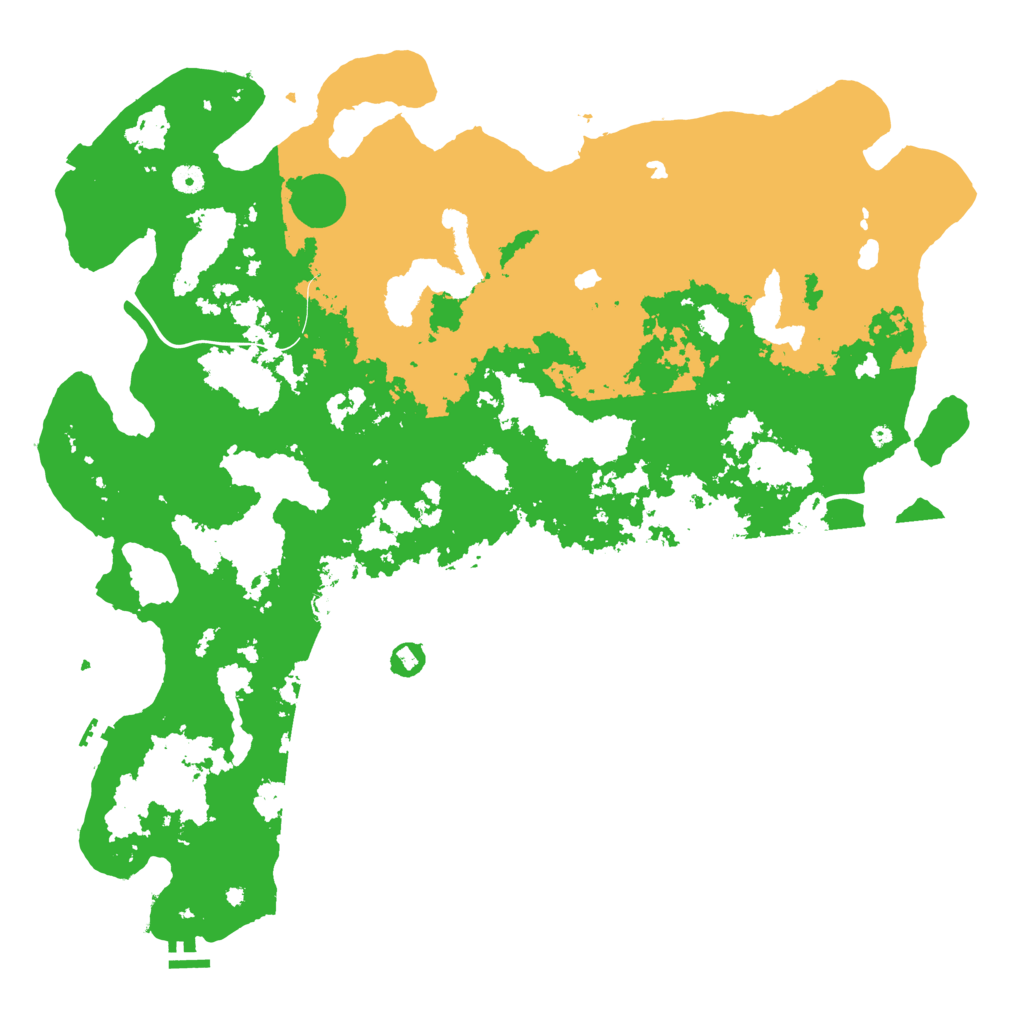 Biome Rust Map: Procedural Map, Size: 5000, Seed: 1749703466