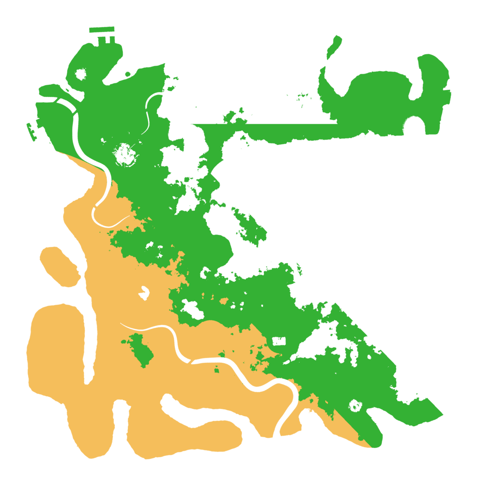 Biome Rust Map: Procedural Map, Size: 4000, Seed: 1588283418