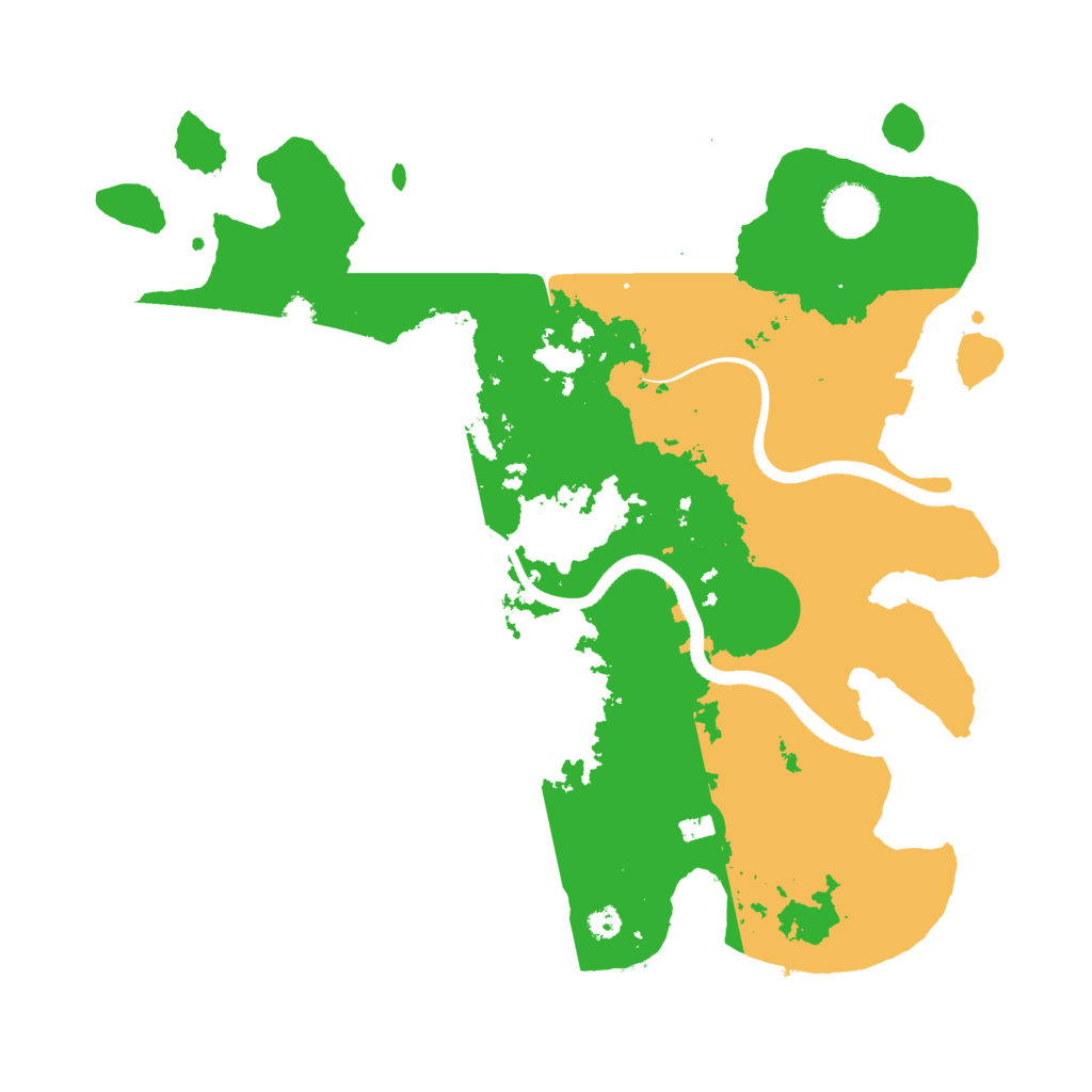 Biome Rust Map: Procedural Map, Size: 3500, Seed: 1966309793