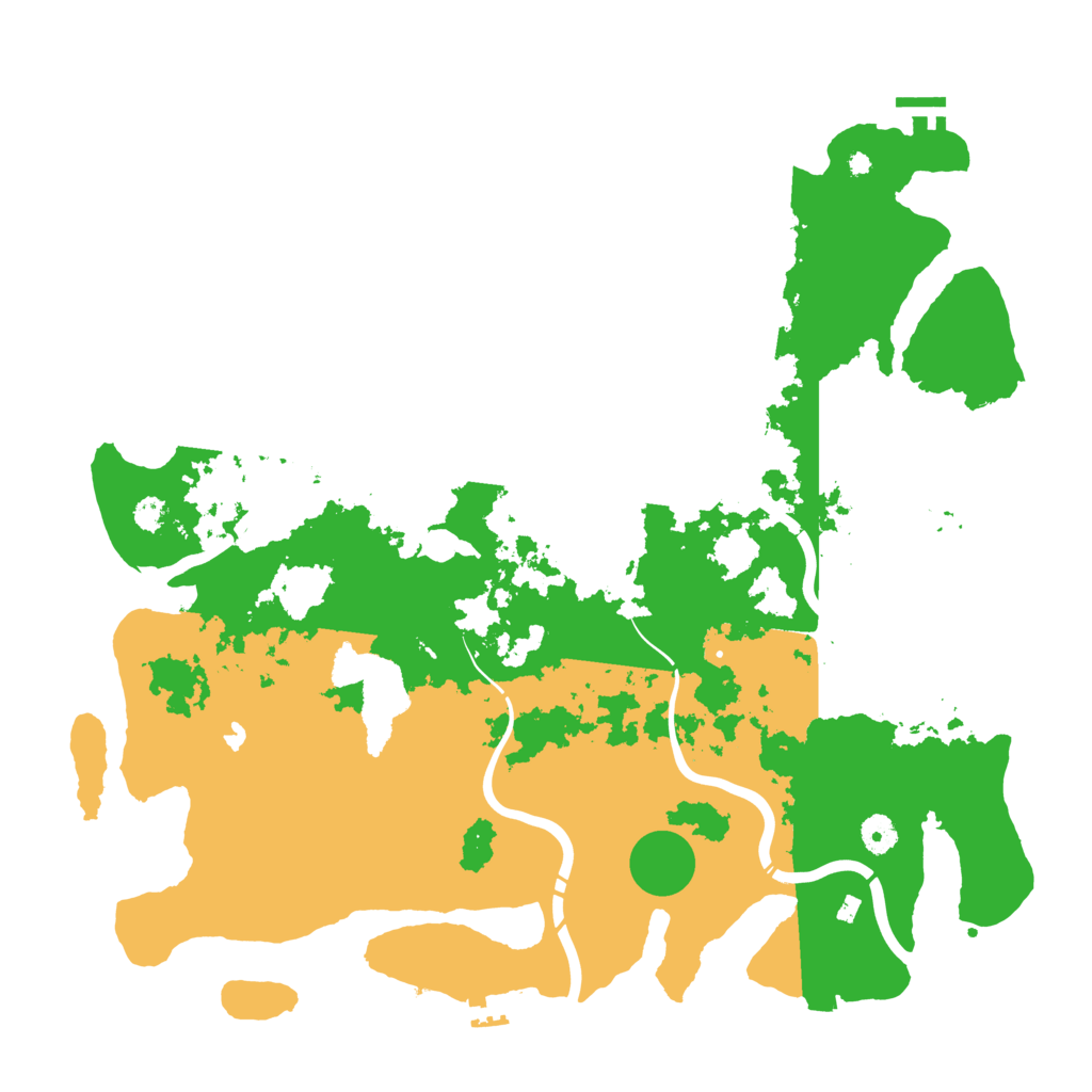 Biome Rust Map: Procedural Map, Size: 4400, Seed: 60220241