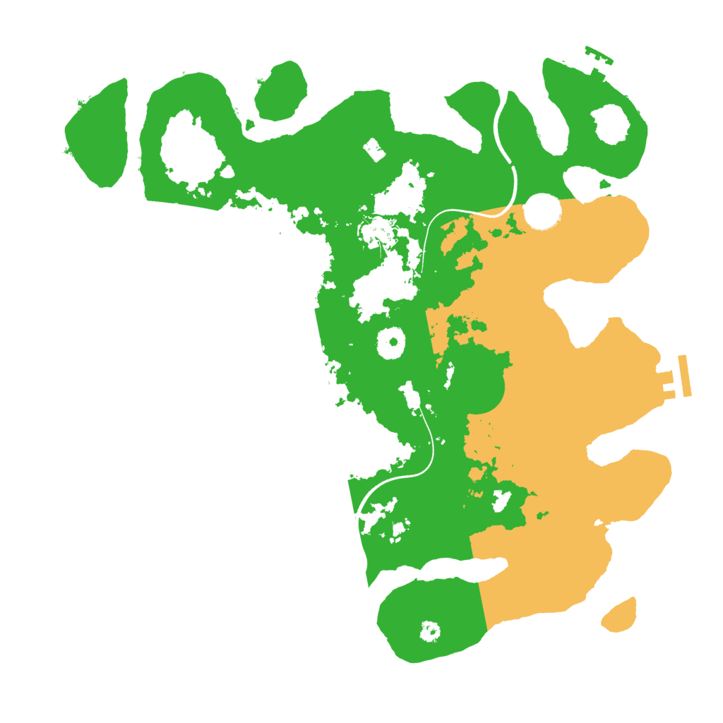 Biome Rust Map: Procedural Map, Size: 3500, Seed: 980648602