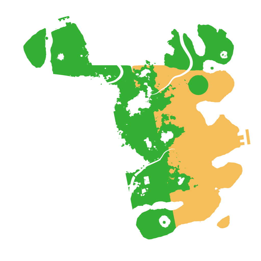 Biome Rust Map: Procedural Map, Size: 3500, Seed: 980648602