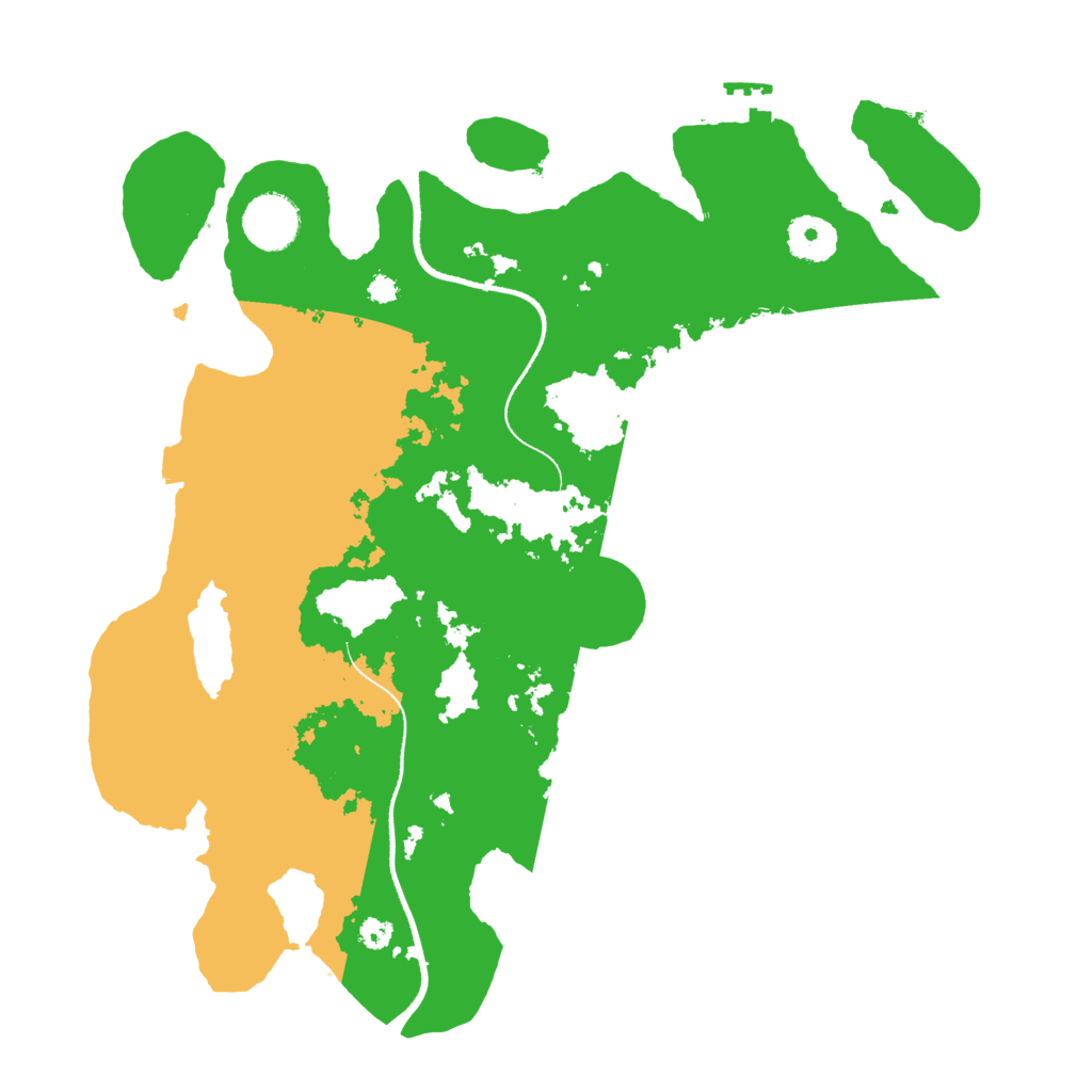 Biome Rust Map: Procedural Map, Size: 3400, Seed: 606026