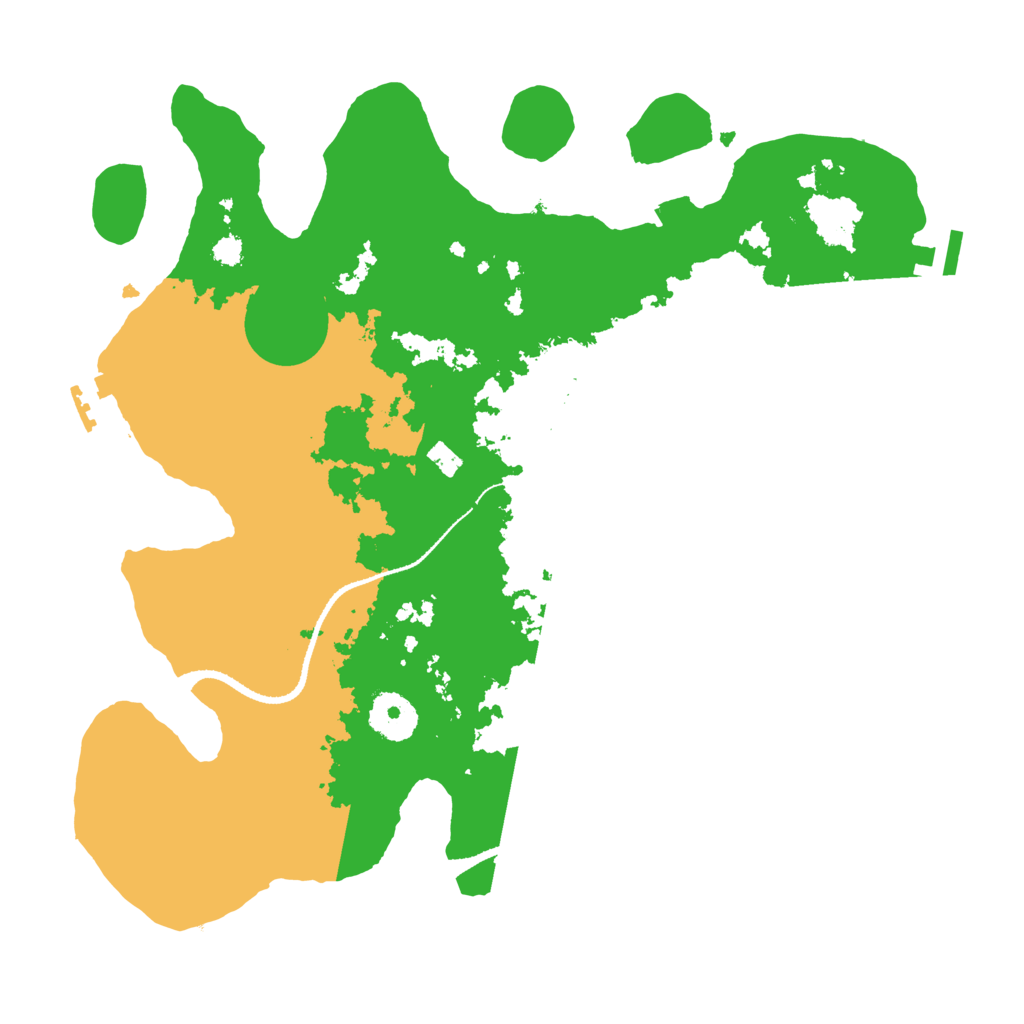 Biome Rust Map: Procedural Map, Size: 3250, Seed: 263687241