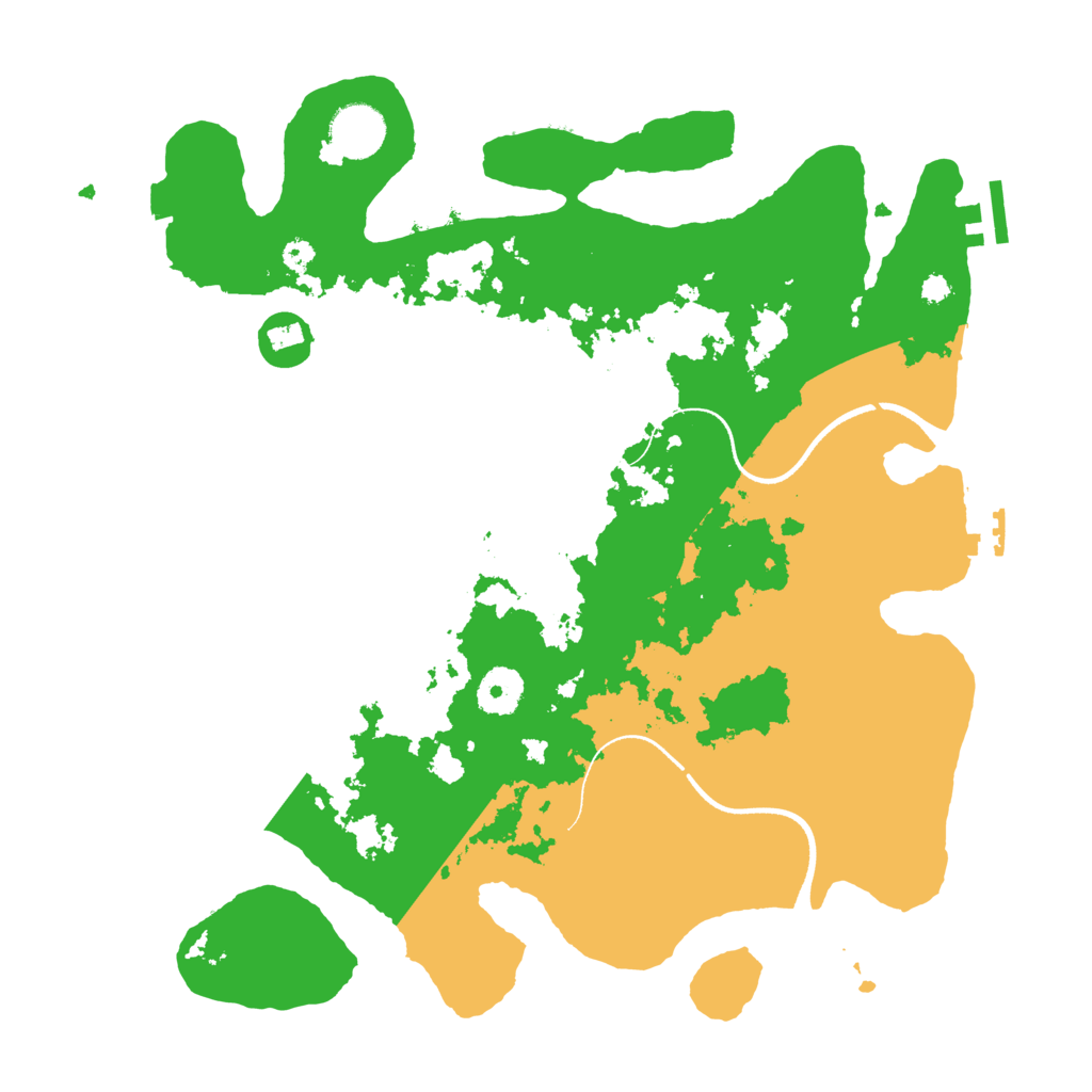 Biome Rust Map: Procedural Map, Size: 3500, Seed: 1422341991