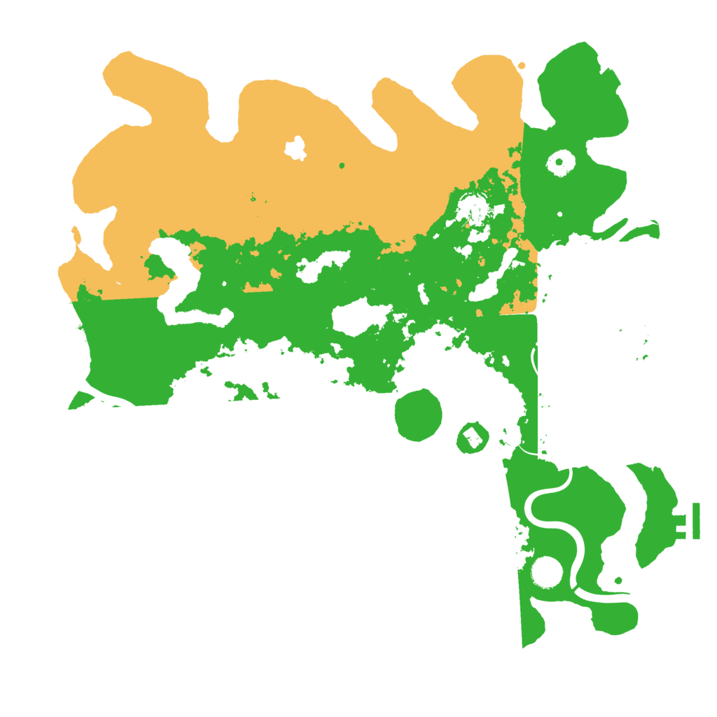 Biome Rust Map: Procedural Map, Size: 4000, Seed: 222666