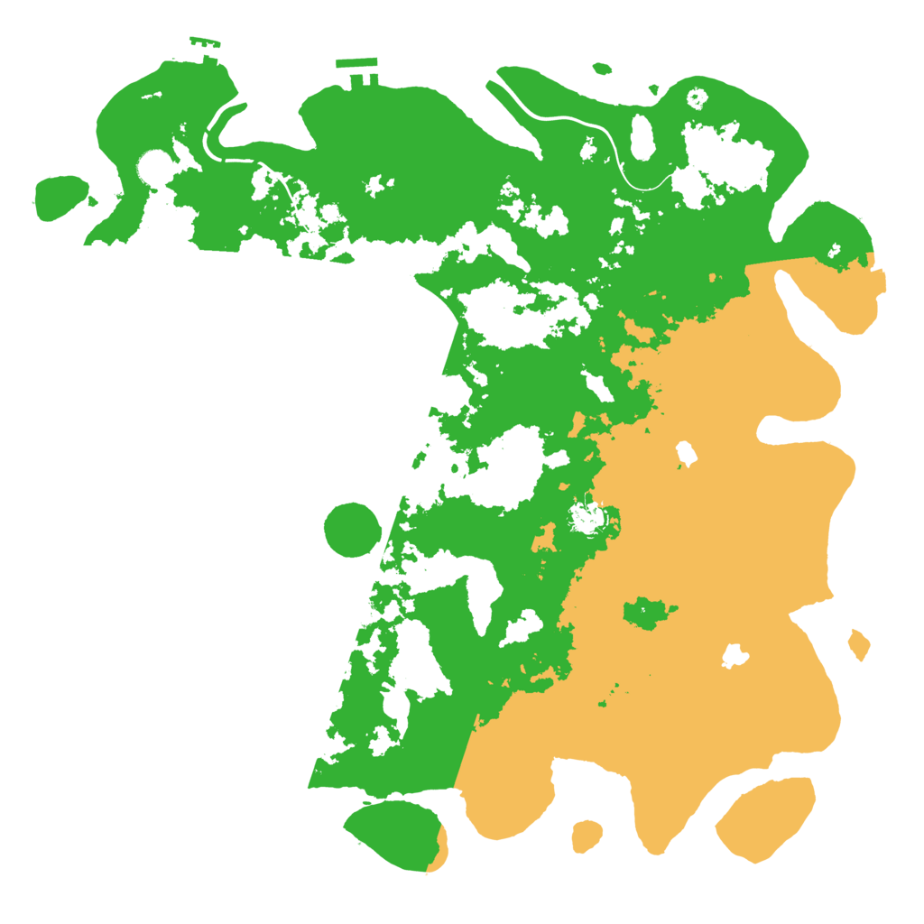 Biome Rust Map: Procedural Map, Size: 4500, Seed: 512084