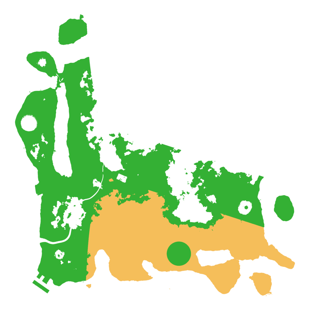 Biome Rust Map: Procedural Map, Size: 3500, Seed: 1841094351