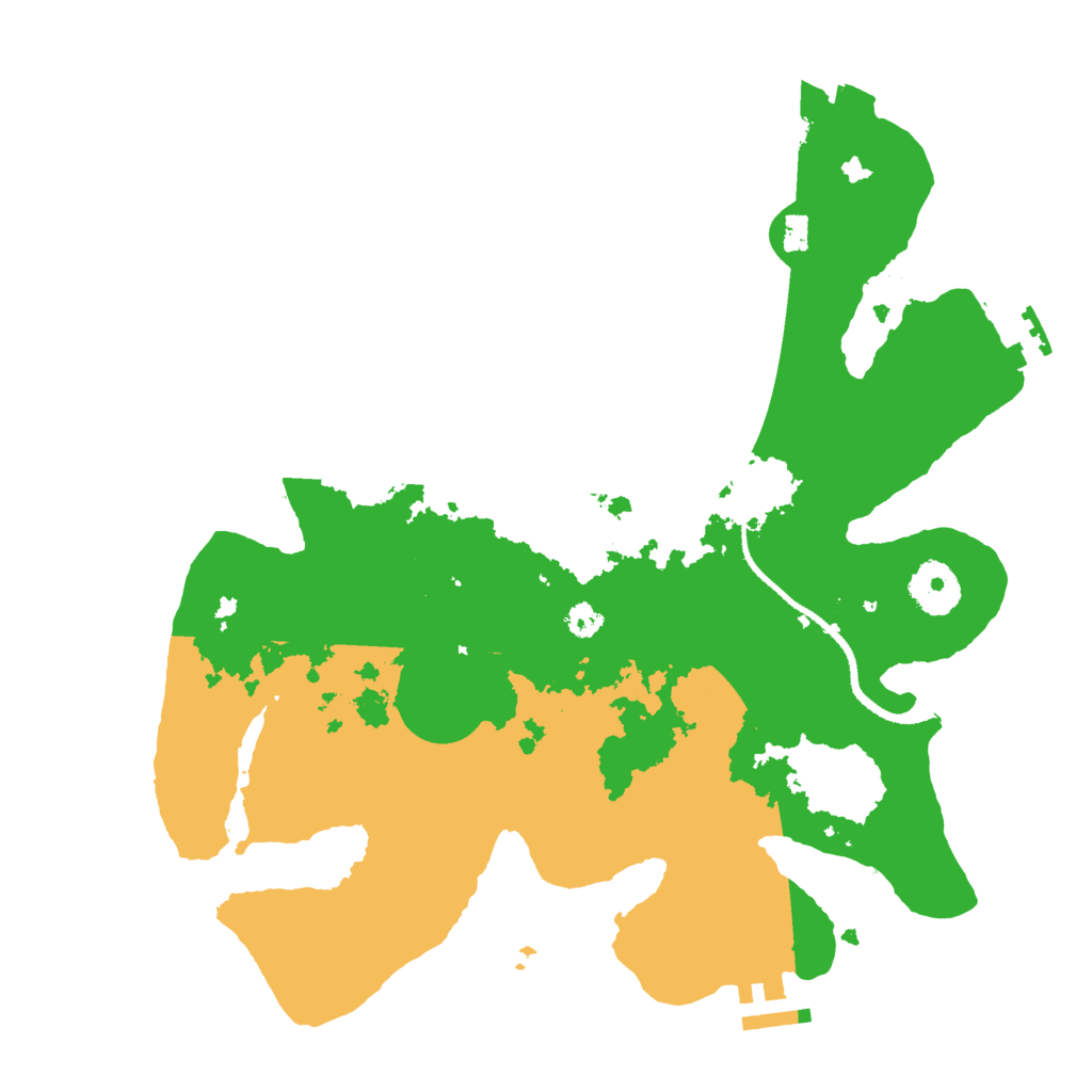 Biome Rust Map: Procedural Map, Size: 3200, Seed: 189912643